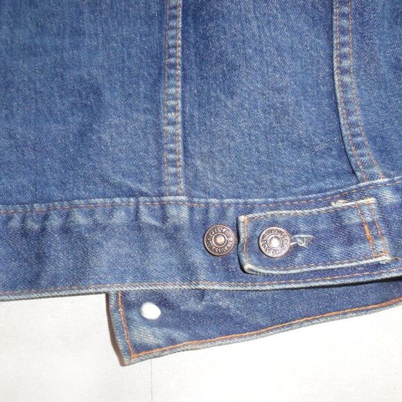 ⚫️Harley Davidson Vintage LEVIS Denim Jacket Harley Davidson Logo - Picture 5 of 8